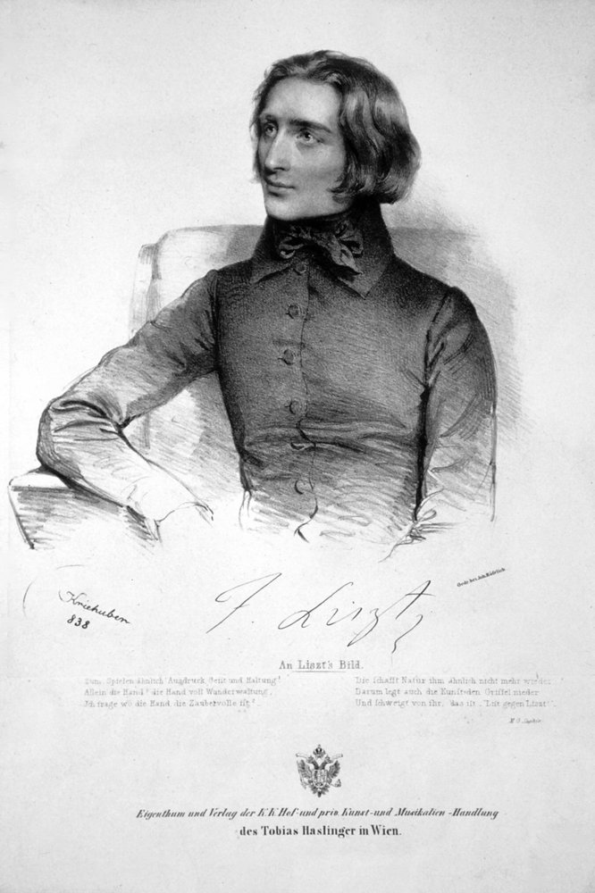 フランツ・リスト 1838年