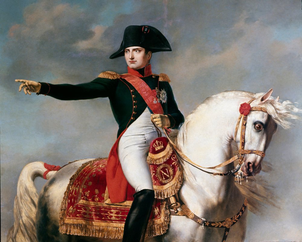 ジョゼフ・シャボール（1786-1848）作「ワグラムの戦場のナポレオン