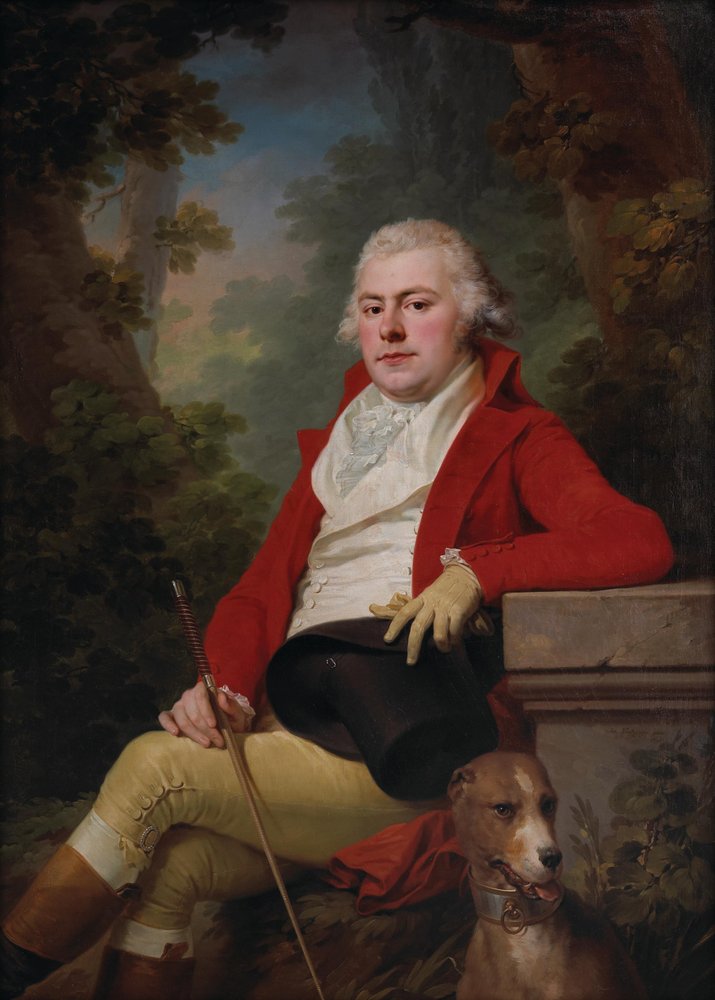 ヨゼフ・クロイツィンガーの肖像 アレクシー・ゴリーツィン 1795年