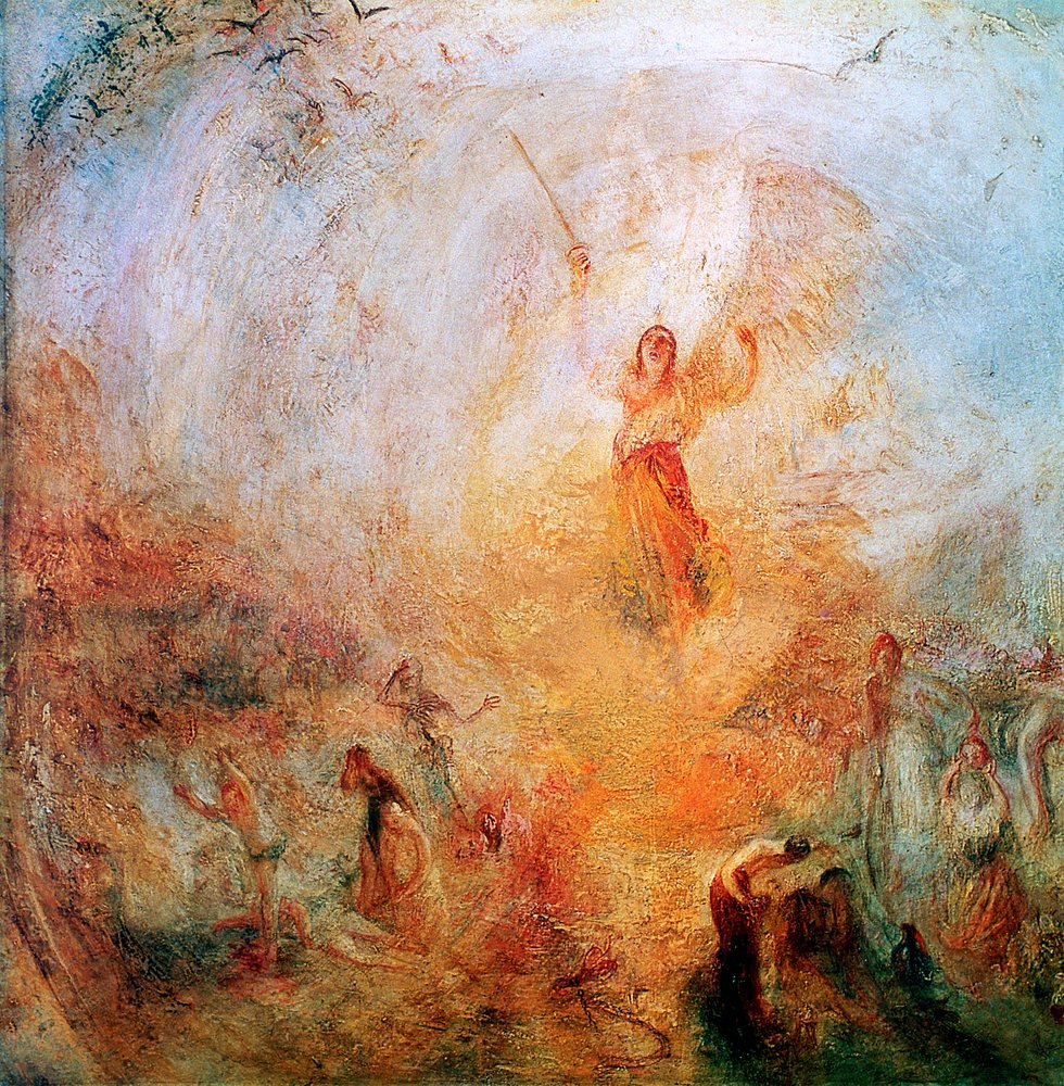 太陽の下に立つ天使、1846
