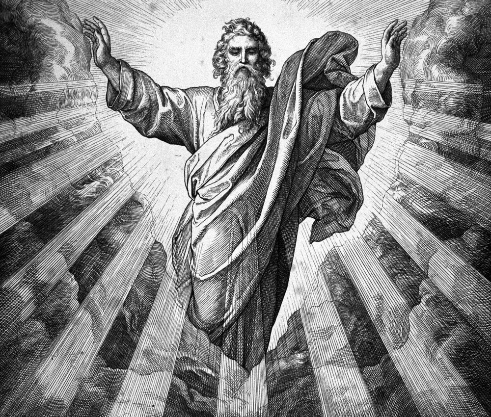 光あれ神と創造 | アートプリント