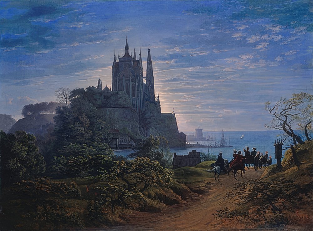 優れた品質 Karl_Friedrich_Schinkel_- 絵画