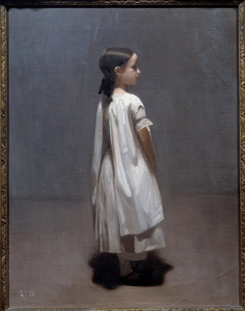 画家の7、8歳頃の妹 レオン・ジョセフ・ボナ（1833-1922）の絵