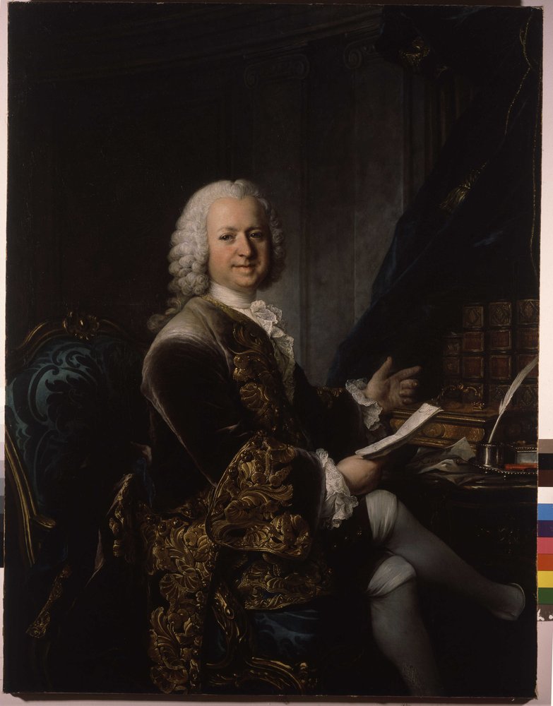 フランスの政治家、サン・フロランタン伯爵、ラ・ヴリリエール侯爵兼公爵、ルイ・フリポーの肖像（1705～1777年