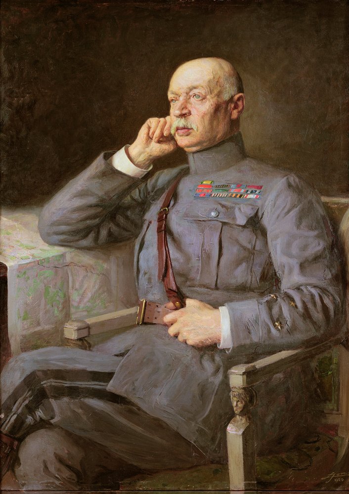 フランス元帥ファヨル・エミールの肖像 作： ルシアン・ヘクター・ジョナス