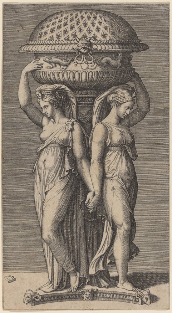 香炉 作： マルカントニオ・ライモンディ