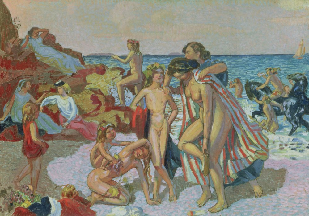 バッカスとアリアドネ、1907年 作： モーリス・デニス
