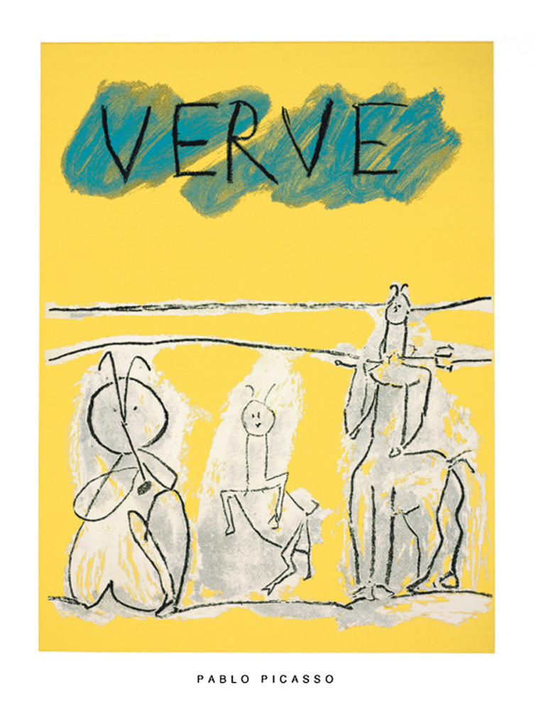 『Verve』のジャケット、1951年 作： パブロ・ピカソ