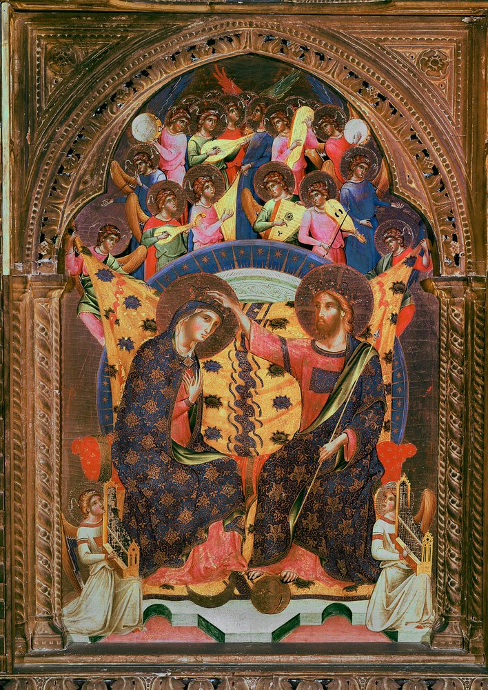 聖母の戴冠式 パオロ・ヴェネチアーノ（1320-1362年活躍）の絵画