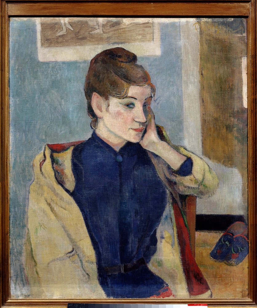 マドレーヌ・ベルナールの肖像 ポール・ゴーギャン（1848-1903）の絵画