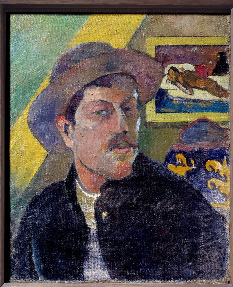 自画像。ポール・ゴーギャン（1848-1903）の絵画