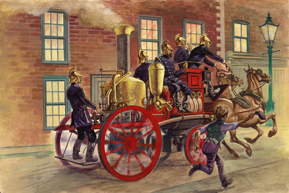 C 1860のロンドン消防車
