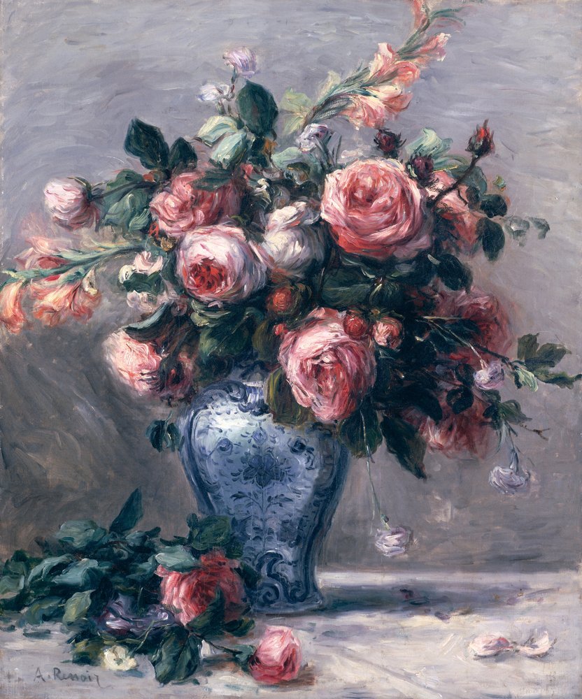 Pierre Auguste Renoir - Vase  