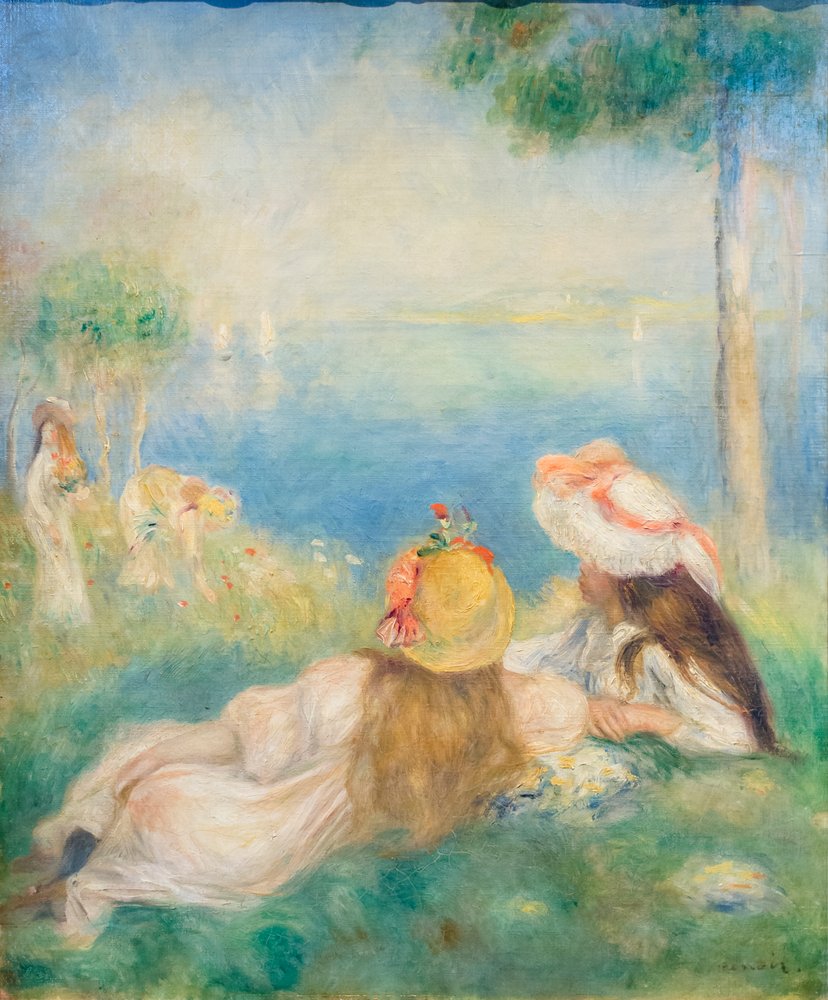 Pierre-Auguste Renoir、LA COUSEUSE、画集画
