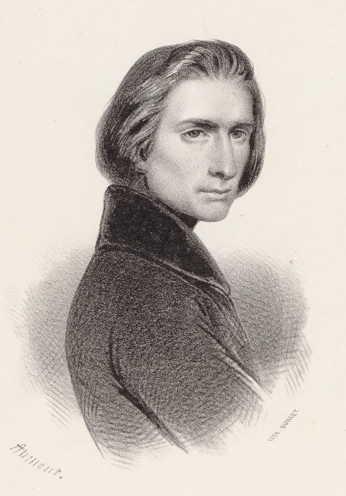 フランツ・リスト（リスト・フェレンツ） Liszt Ferenc 肖像画 ファイル:Liszt (Lehmann portrait).jpg - Wikipedia