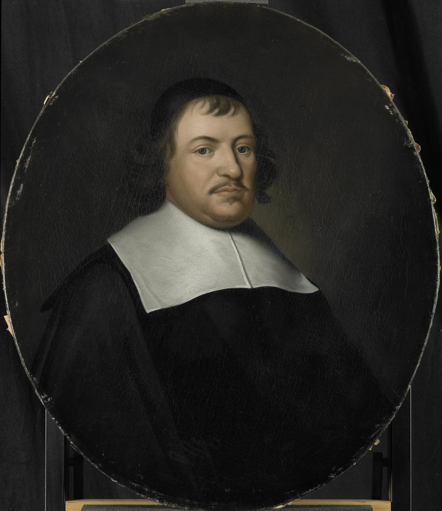 1659 年に選出されたオランダ東インド会社のロッテルダム商工会議所のディレクター、コーネリス ヴァン デン バーグの肖像 作： ピーター・ファン・デル・ヴェルフ