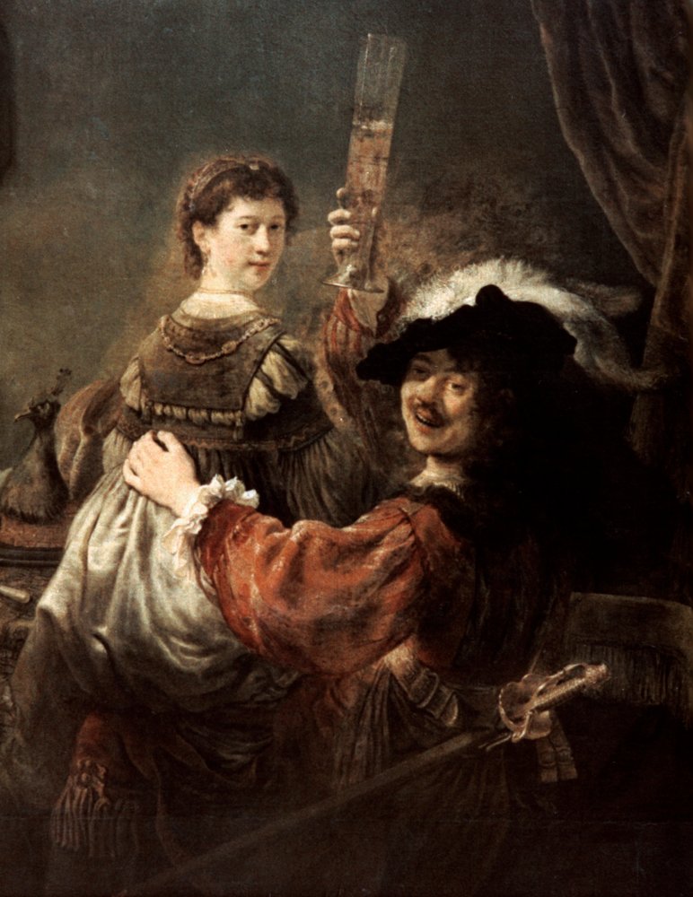 酒場のレンブラントとサスキアの放蕩息子、c1635。