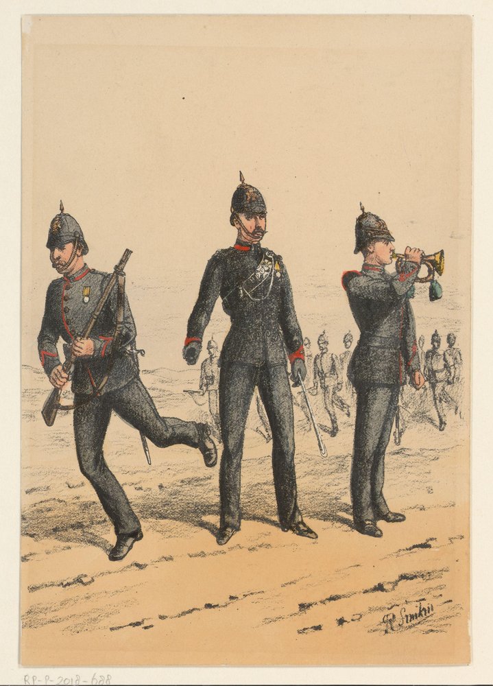 3人のイギリス兵 英国軍の制服の 9 つの表現 (シリーズ タイトル)