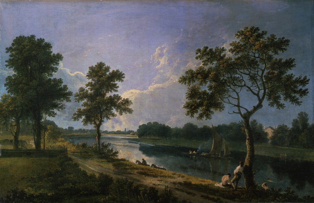 リチャード・ウィルソン、トゥィケナム、マーブル・ヒル近くのテムズ河 Richard_Wilson_-