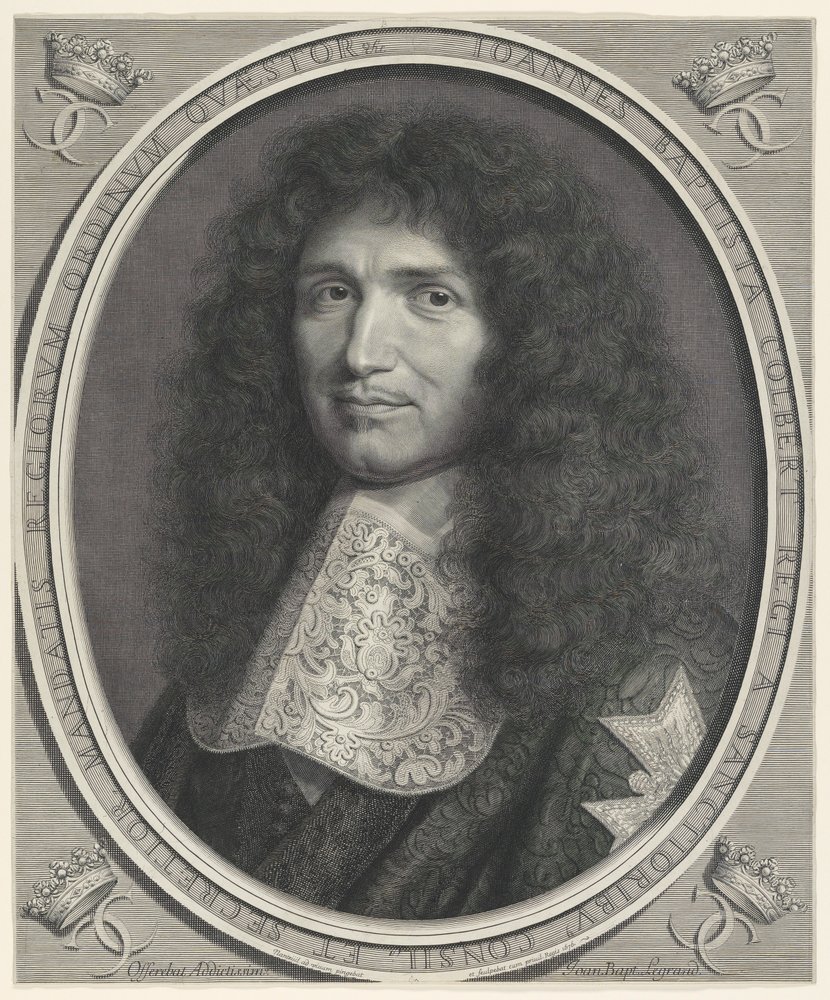 ジャン・バティスト・コルベール (1619-1683) 作： ロバート・ナントゥイユ