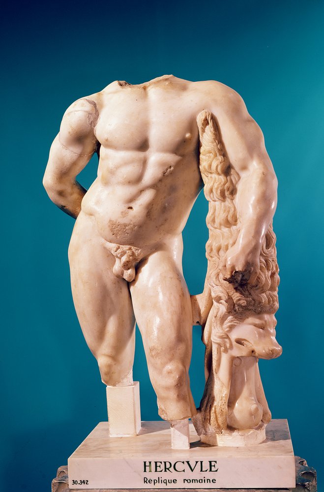 ヘラクレスの戴冠式。浅浮き彫り。Hercules. 31×29,5 cm ヘラクレスの戴冠式。浅浮き彫り。Hercules. 31×29,5 cm