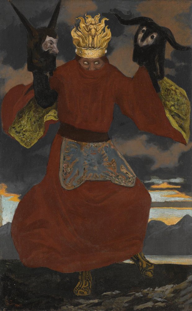 孫甲平先生の萨满(シャーマン)絵画作品 シャーマン、1901 | アートプリント