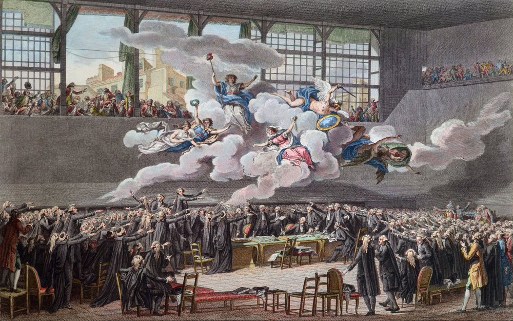 フランスのエヴォリューション（1789〜1799年）。1789年6月20日