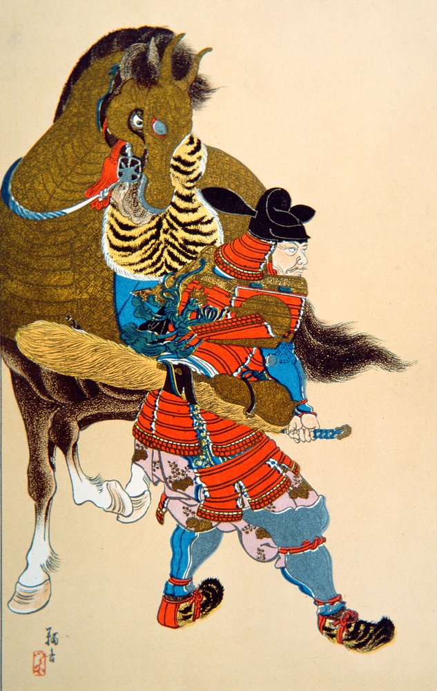 豊臣秀吉（カラーリトグラフ