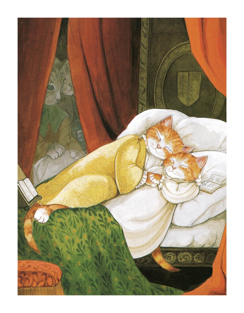イラストは『Shakespeare Cats』より：ポスターブック（2016年出版）