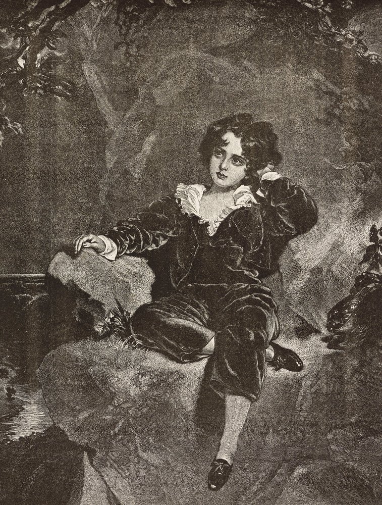 シャーマン絵画 マスター・ラムトンの少年時代の肖像、Charles William Lambton, the