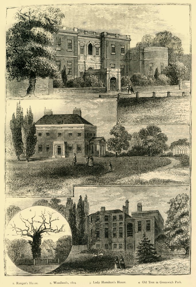 Houses Round Greenwich Park、c1878。 作： 不明