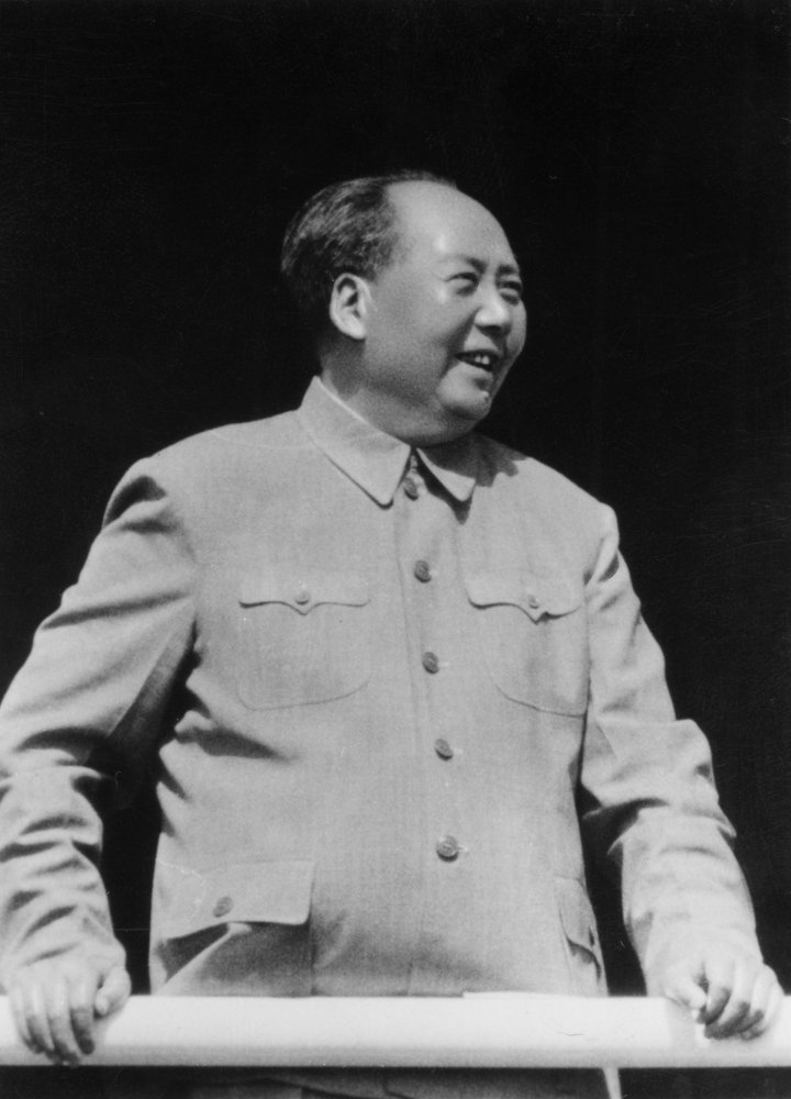 毛沢東、中国の共産主義革命家・指導者、1950年代頃から1960年代頃
