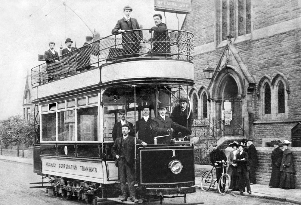 イギリス : キーリー初の電気式路面電車