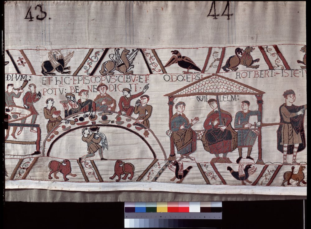 マチルド王妃の刺繍」として知られるバイユーのタペストリー