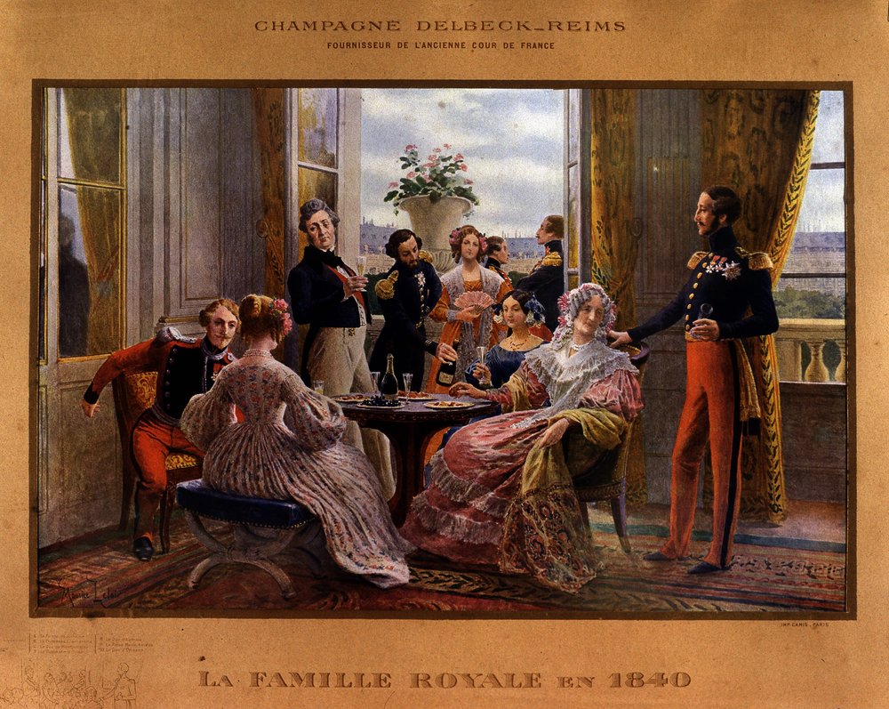 1840年に王室の食卓で供されたシャンパン - 「旧フランス宮廷の