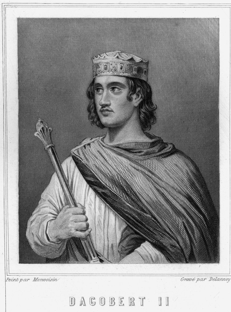 オーストラシア王ダゴベルト2世の肖像 - ラヴァレの『フランス史