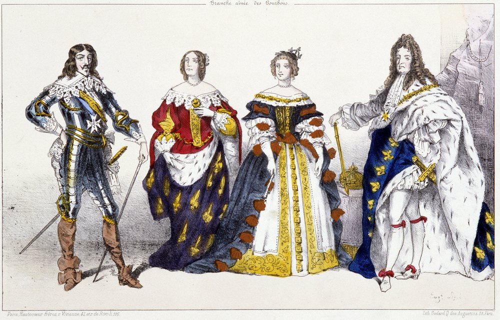Les Bourbonsルイ13世（1601-1643）とアンヌ・ドートリッシュ（1601