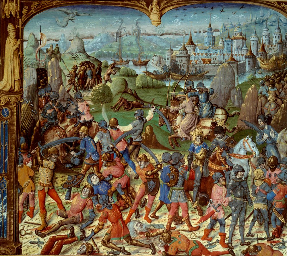 第7回十字軍（1248-1254）。フランス王ルイ9世（サンルイ