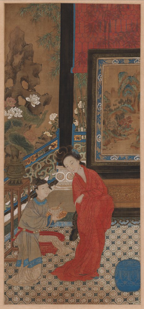 湯上がりの楊貴妃 | 無名の画家