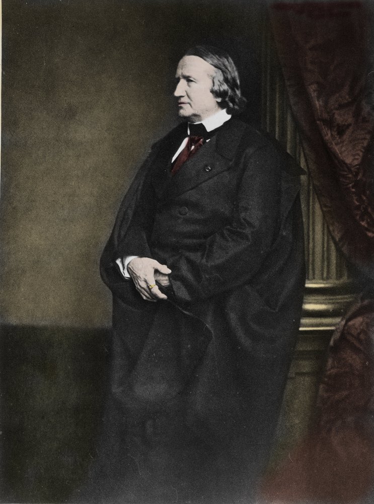 アルフレッド・ド・ヴィニー（ヴィニー伯爵アルフレッド・ヴィクター）の肖像 作： 未知の写真家