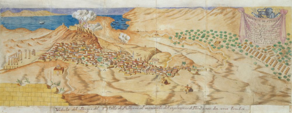 1687年9月26日のパルテノン神殿の爆撃