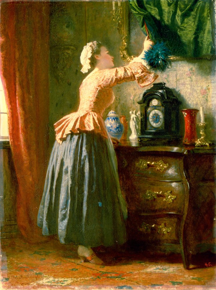 19世紀のメイド。 | アートプリント