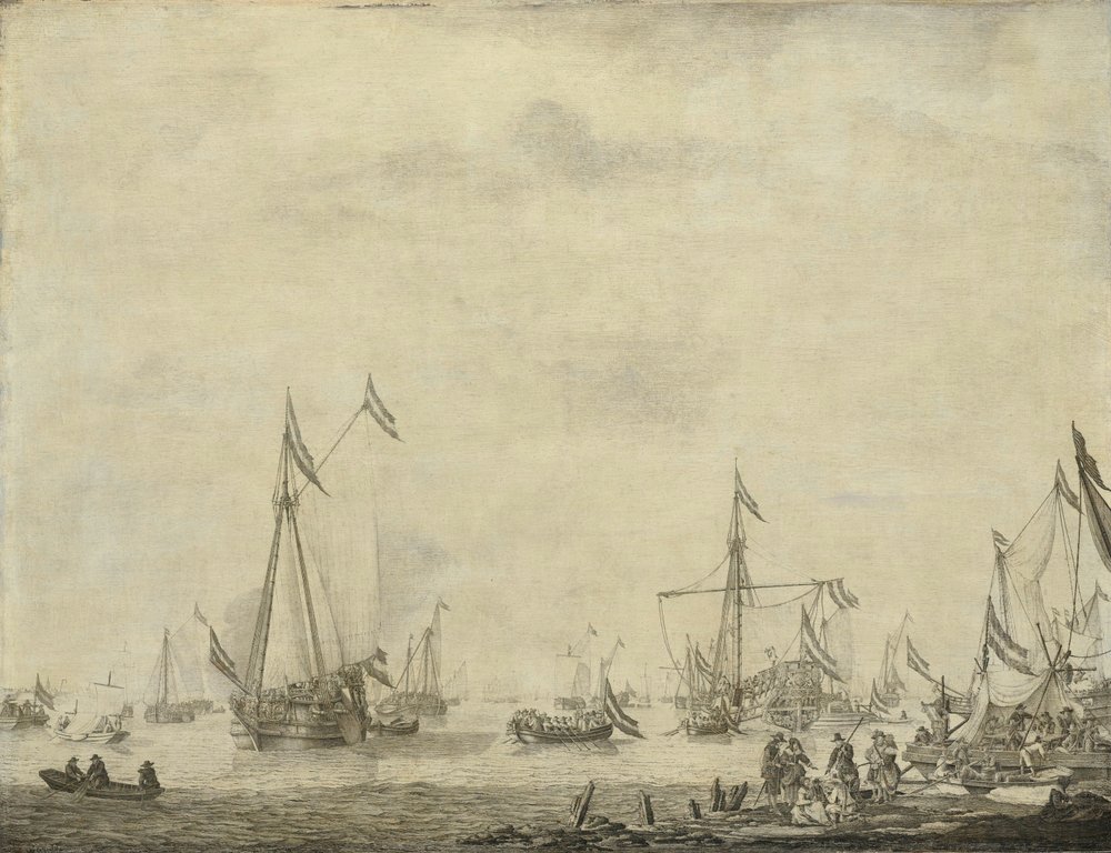 1660年、イングランド王チャールズ2世を乗せてムルダイクから出航した