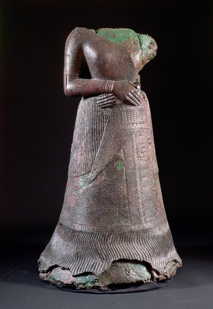 Eshnunna Statue 紀元前2500年王の像 00332 紀元前12世紀のエラム人の王、ウンタシュ＝ナピリーシャの妻で