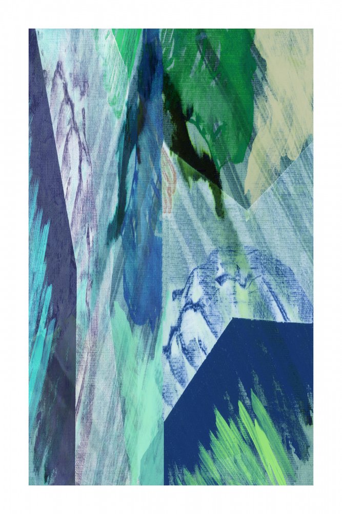 抽象的な風景画 抽象的な風景の油彩画 QW4453 絵画 3 21 2017 リメイク