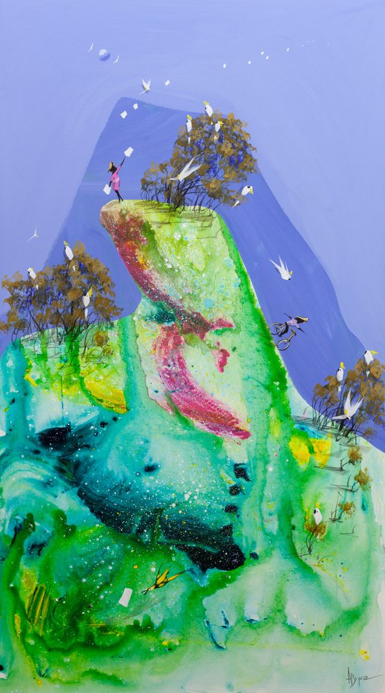 ファンタジックな山岳フライト 作： 