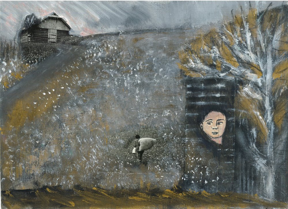 田園風景　隠された視線 作： 