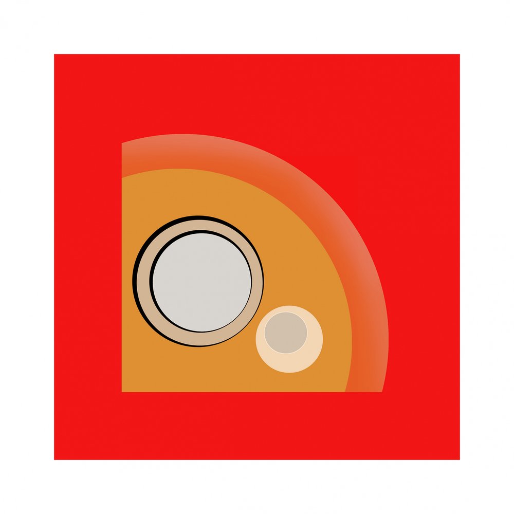 鮮やかな幾何学模様 作： 