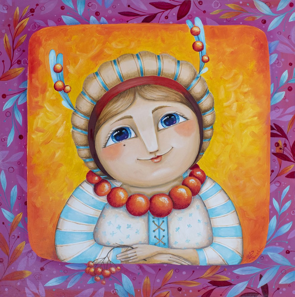 ハッピー・フォークアート・ガール 作： 