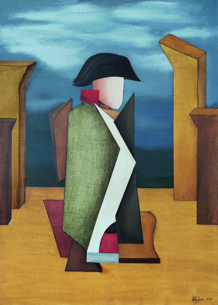 抽象的な軍人像 作： 